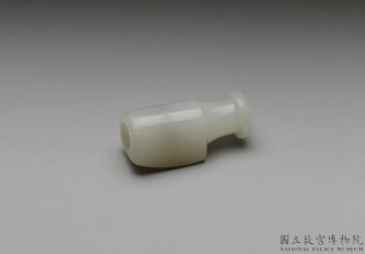 图片[2]-Nephrite mouthpiece of a pipe, Qing dynasty (1644-1911)-China Archive